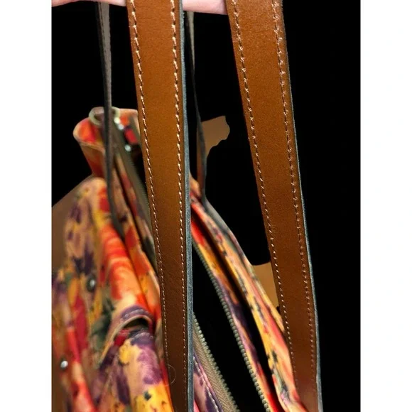 Patricia Nash Sorlana Tote Bag Rainforest So Gorgeous!!! NEW - Picture 11 of 12
